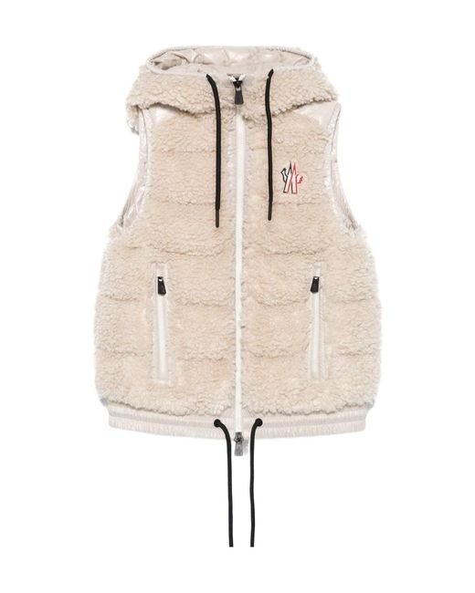 Moncler Natural Teddy Padded Vest
