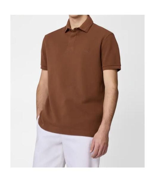 Tod's Brown Cotton Polo Shirt for men