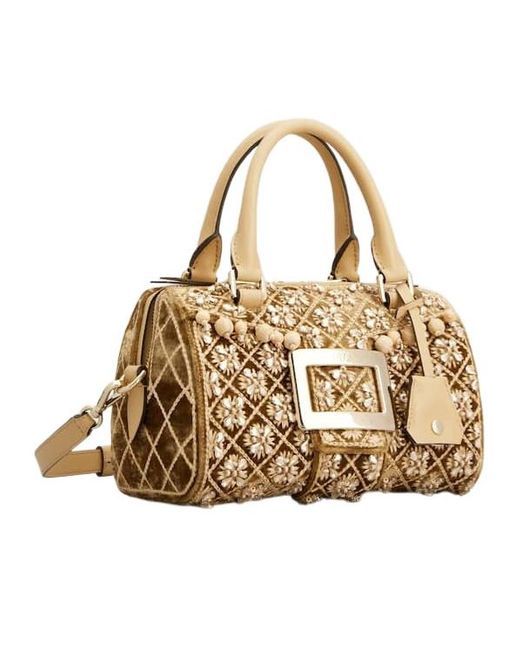 Roger Vivier Metallic Belle Vivier Bag
