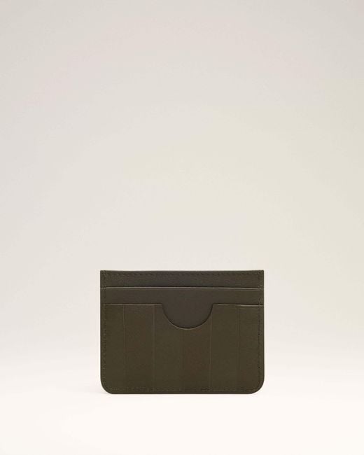 AMI Brown Leather Cardholder for men