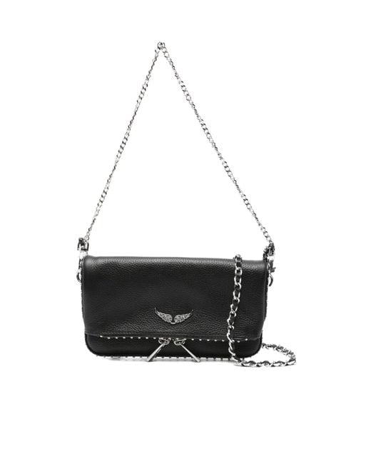Zadig & Voltaire White Flap Shoulder Bag