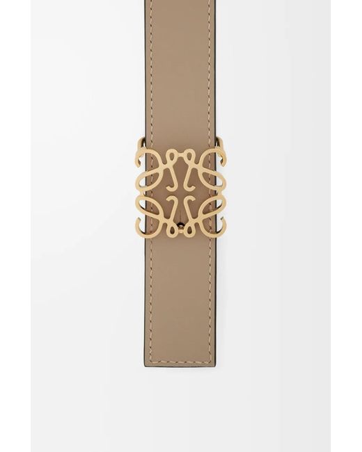 Loewe White Reversible Anagram Belt