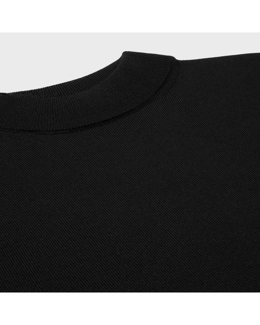 Céline Black Triomphe High Collar Sweater for men