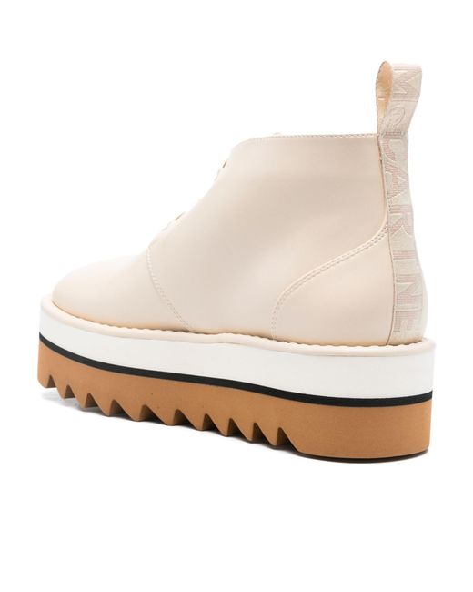Stella McCartney White Sneak-Elyse Boots