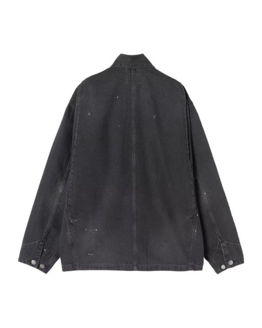 Carhartt Black Distressed Work Jacket