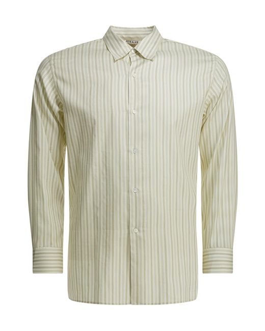 Auralee Multicolor Striped Shirt