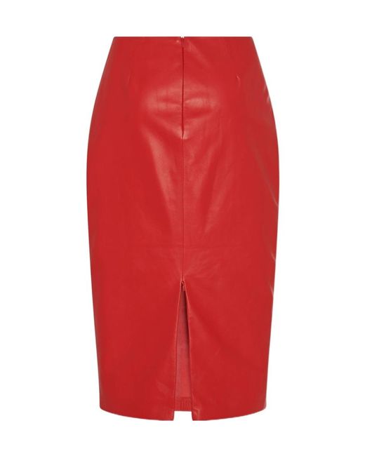 The Row Red Bartellette Skirt