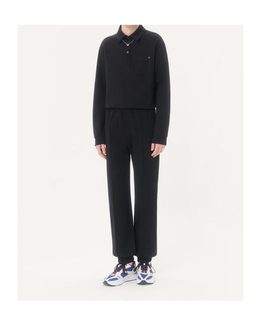 Valentino Black Vgol Jersey Joggers for men