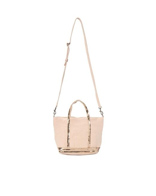 Vanessa Bruno Natural Sequined Shoulder Bag