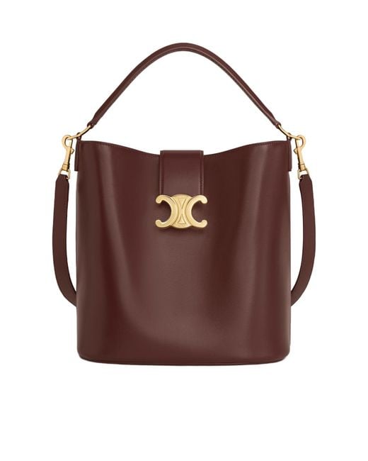 Céline Brown Medium Bucket Louise