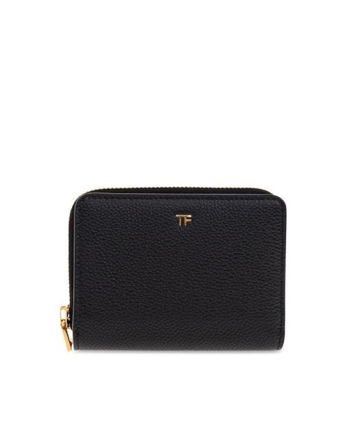 Tom Ford Black Wallet With Logo