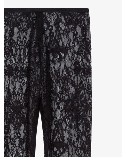 スパッツ・レギンス GIVENCHY Lace chandelier leggings Givenchy Chandelier Lace Leggings in Black | Lyst