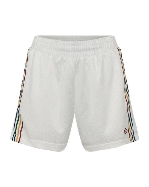 Casablanca Gray Elastic Waist Shorts