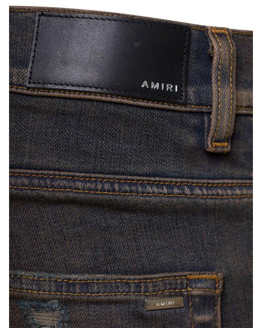 Amiri Gray Ripped Jeans for men