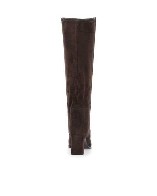 Jimmy Choo Brown Caly Kb 65 Boots With High Heel And Leather Sole