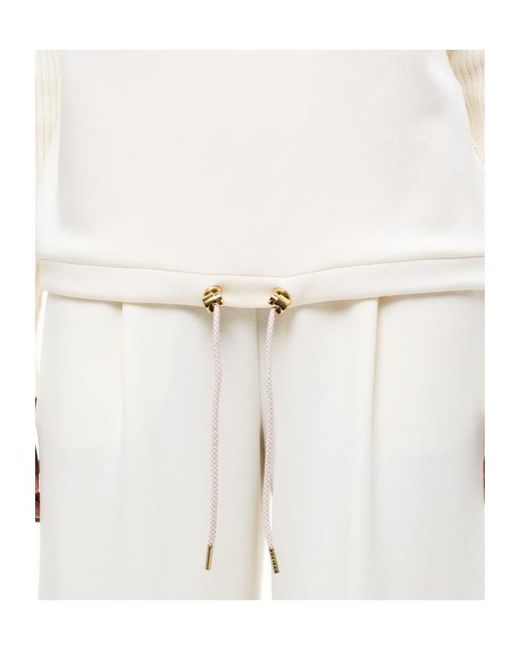 Varley White Hannah Cowl Neck Sweat