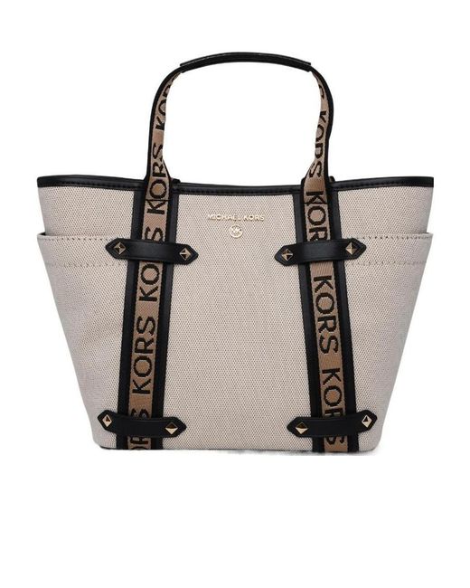 MICHAEL Michael Kors Black Maeve Open Tote Bag