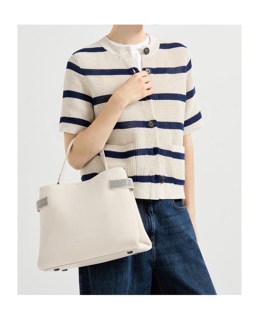 Brunello Cucinelli Natural Essence Shoulder Bag