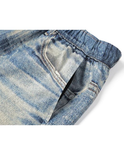 Satisfy Blue Elastic Waist Denim Shorts for men