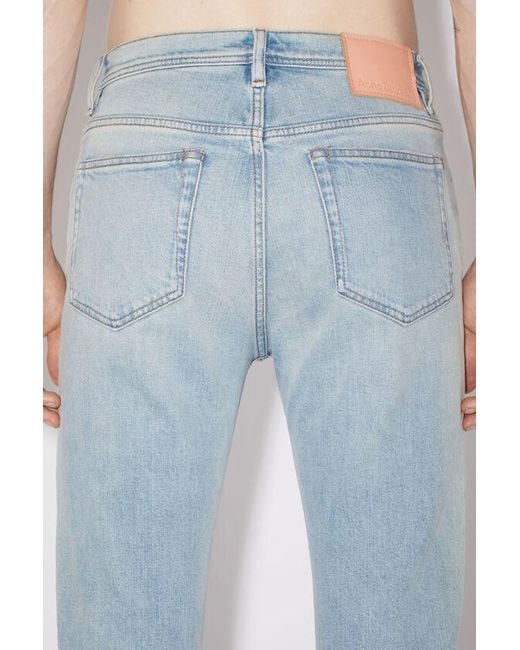 Acne Blue Slim-Fit River Jeans for men