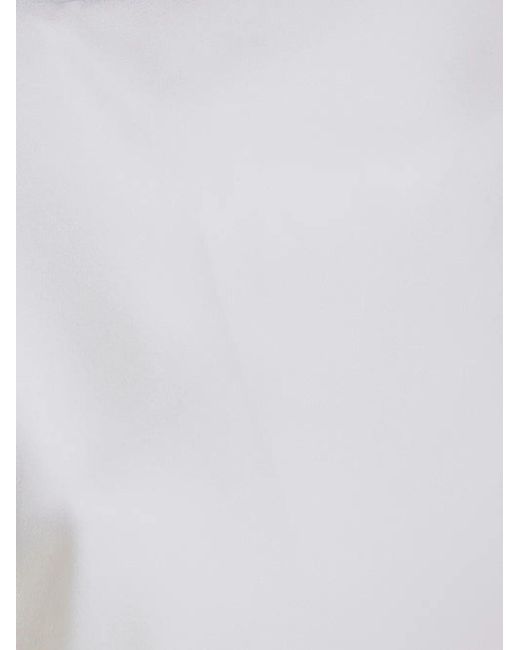 Rohe White Satin Belted Shirt