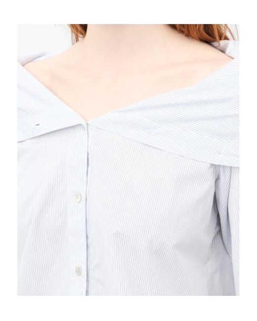 Our Legacy White Kaonashi Embroidered Shirt
