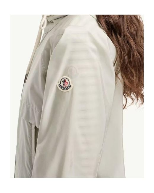 Moncler Gray Coquelicot Hooded Jacket