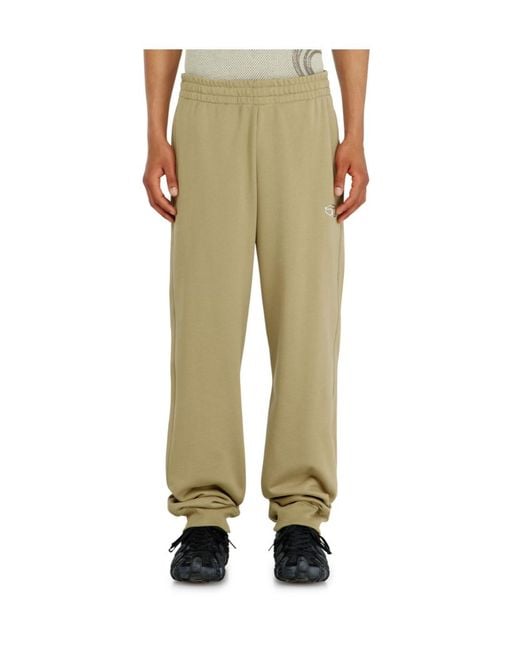 DIESEL White P-Marky-Iod Sweatpants for men