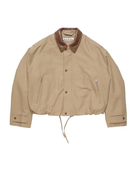 Acne Natural Long-Sleeve Bomber Jacket for men