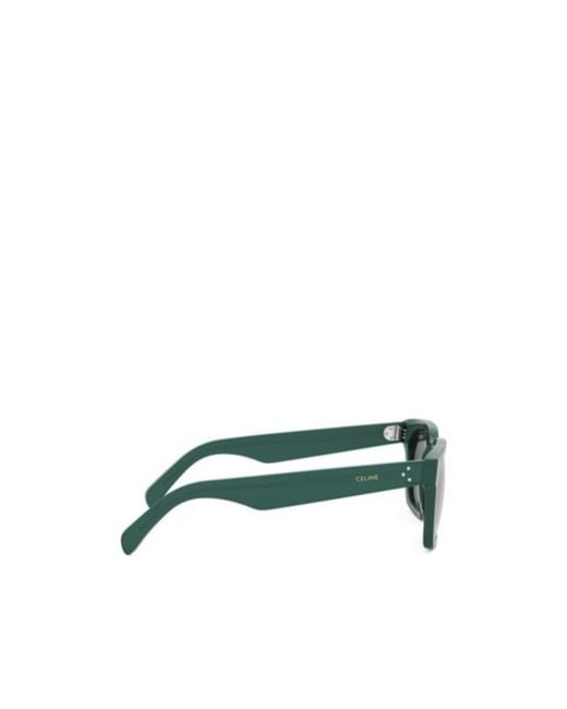 Céline Gray Square Frame Sunglasses for men