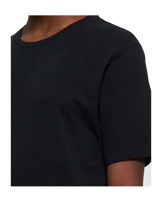 Khaite Black Mae Logo Patch Crewneck T-Shirt