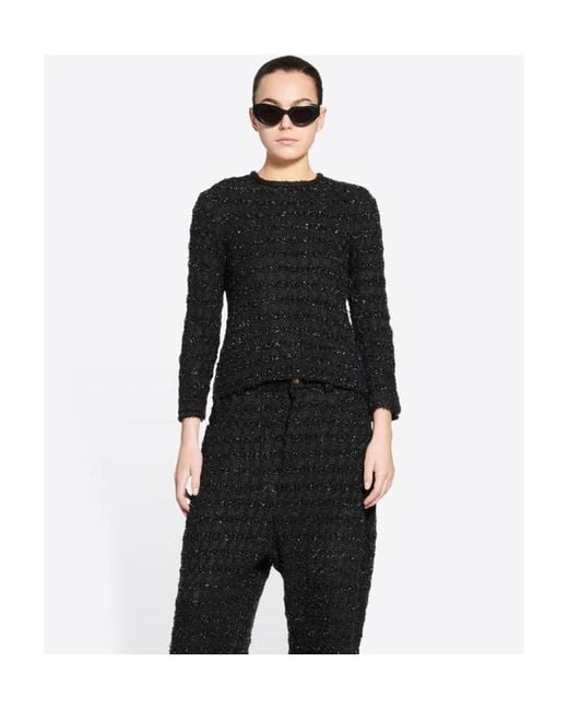Balenciaga Black Back-To-Front Top