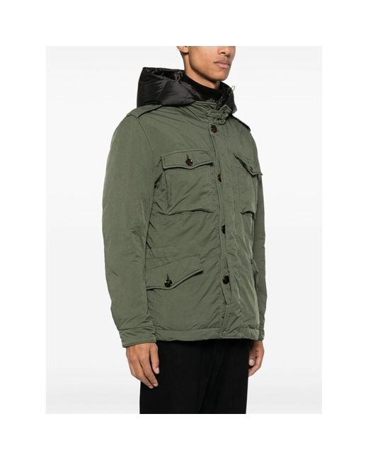 Moorer Green Isac-4G Padded Jacket for men