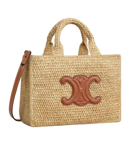 Céline Metallic Small Cabas Thais