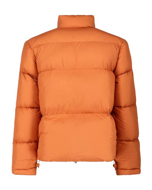 K-Way Brown Tuill Thermo Short Puffer Jacket for men
