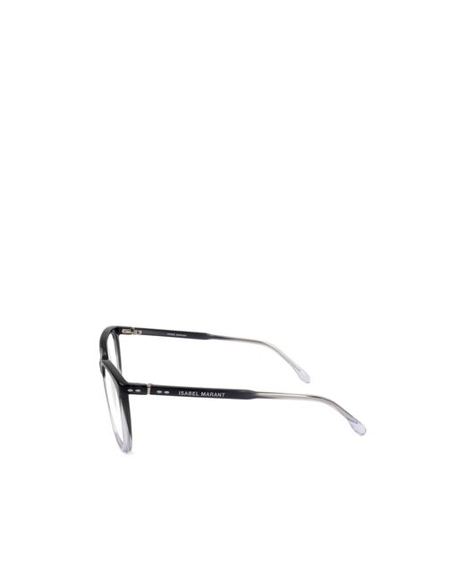 Isabel Marant Metallic Rectangle Frame Glasses