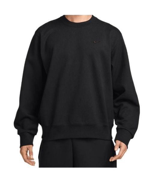 Nike Black Crew-Neck Sweatshirt for men