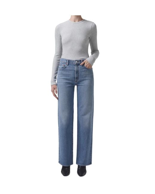 Agolde Black Belt-Loop Jeans