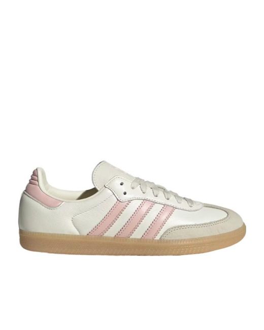 Adidas White Originals Samba Og Low-Top Sneakers