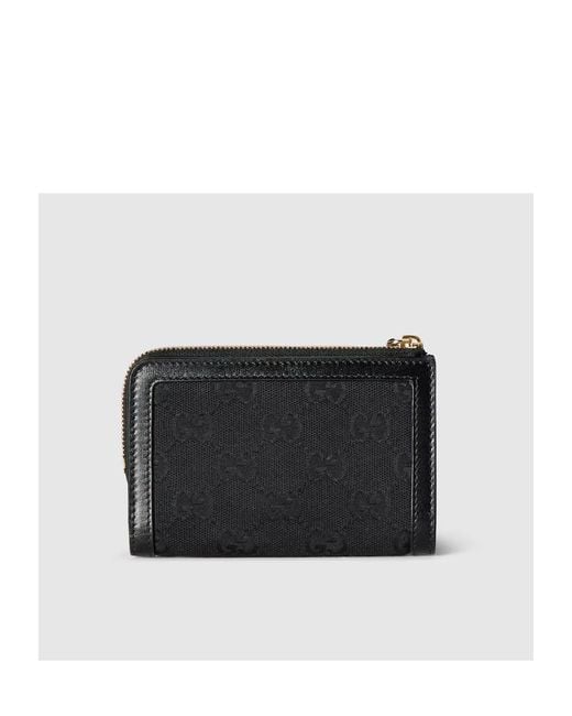 Gucci Black Gg Mini Wallet