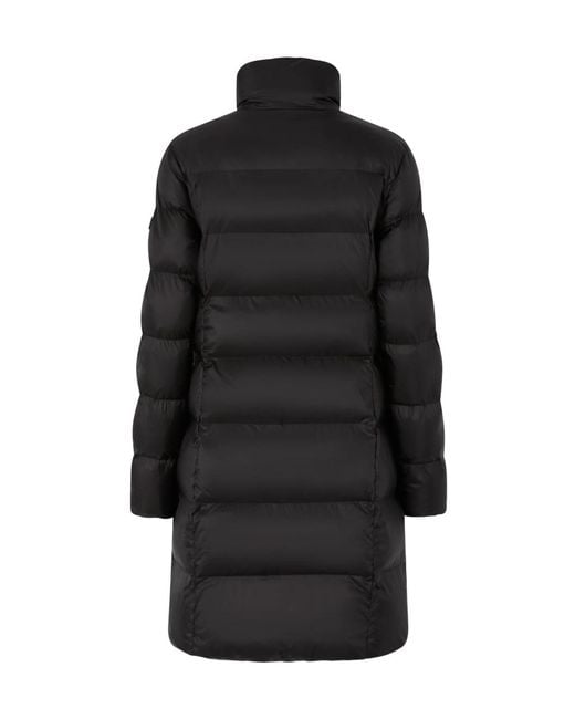 Pinko Black Long Semi-Glossy Down Jacket