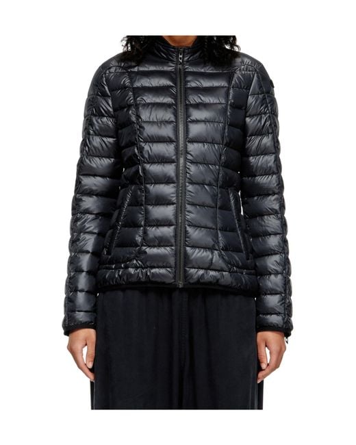 DIESEL Blue Quilted Puffer Jacket
