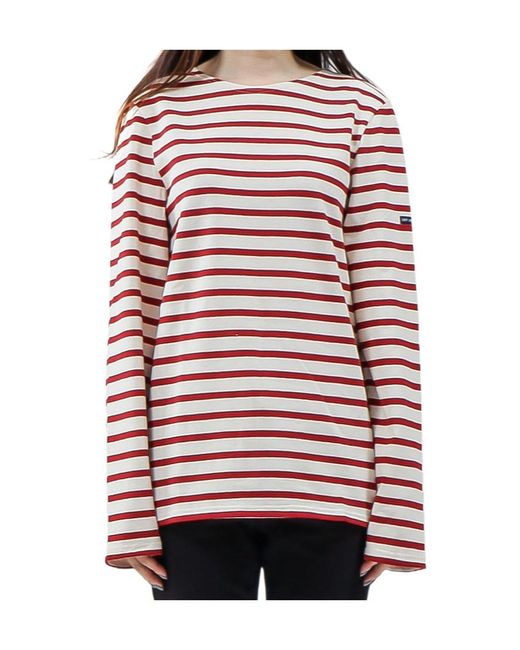 Saint James Red Striped T-Shirt