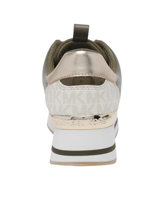 MICHAEL Michael Kors Brown Round-Toe Sneakers