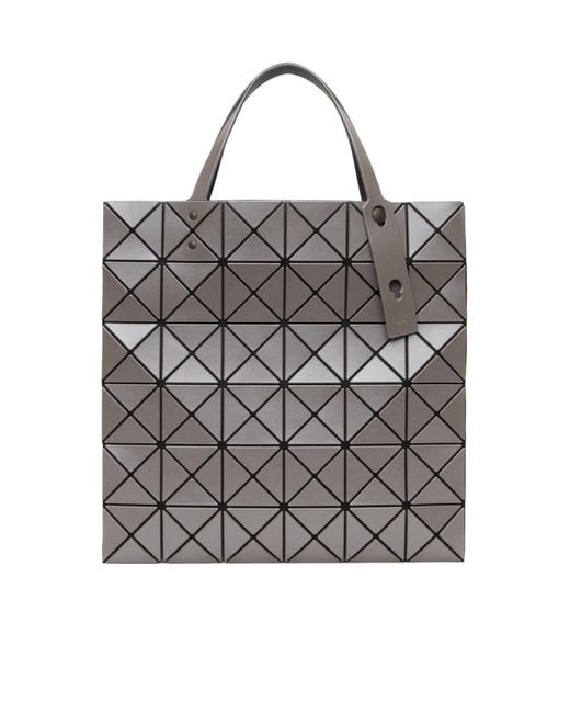 Issey Miyake Gray Lucent Metallic Tote Bag
