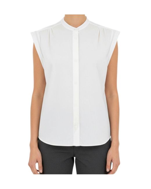 Forte_forte White Sleeveless Shirt