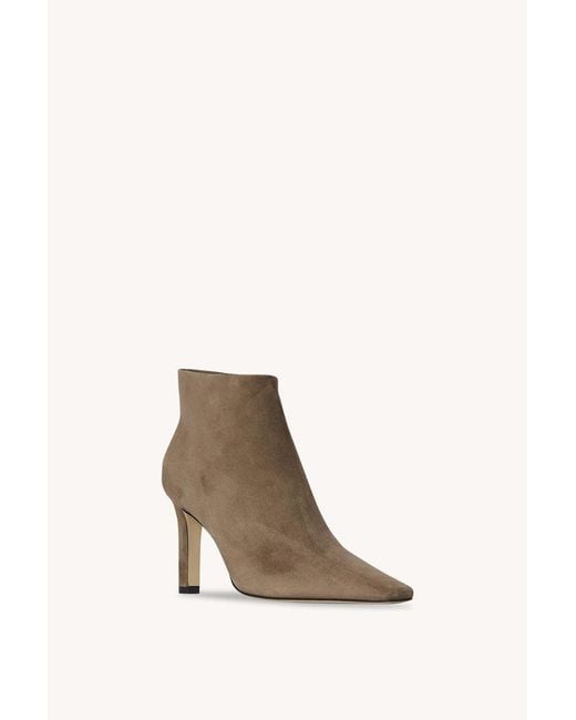 The Row Brown Carla 80 Suede Boots