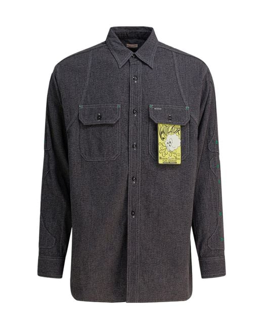 Kapital Gray 'Bone' Shirt for men
