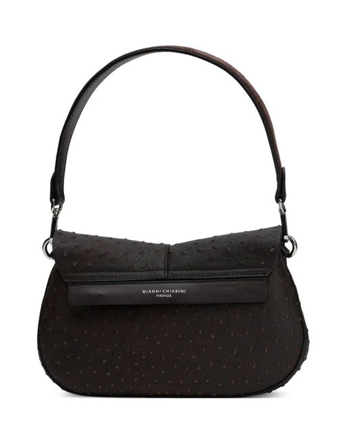 Gianni Chiarini Black Flap Shoulder Bag