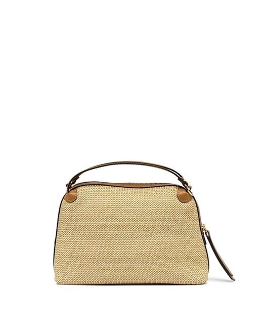 Gianni Chiarini Natural Alifa Woven-Effect Tote Bag